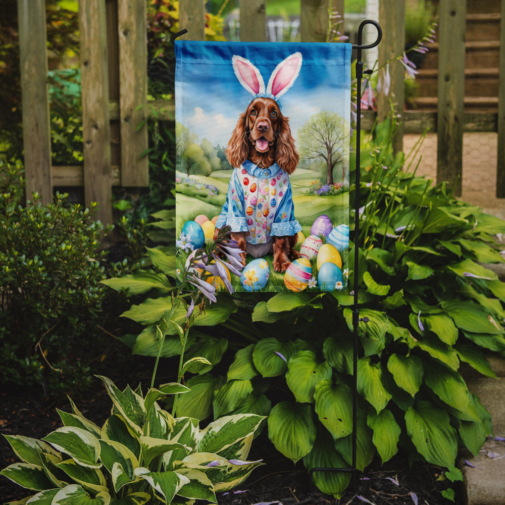 Buy this English Cocker Spaniel Easter Egg Hunt Garden Flag