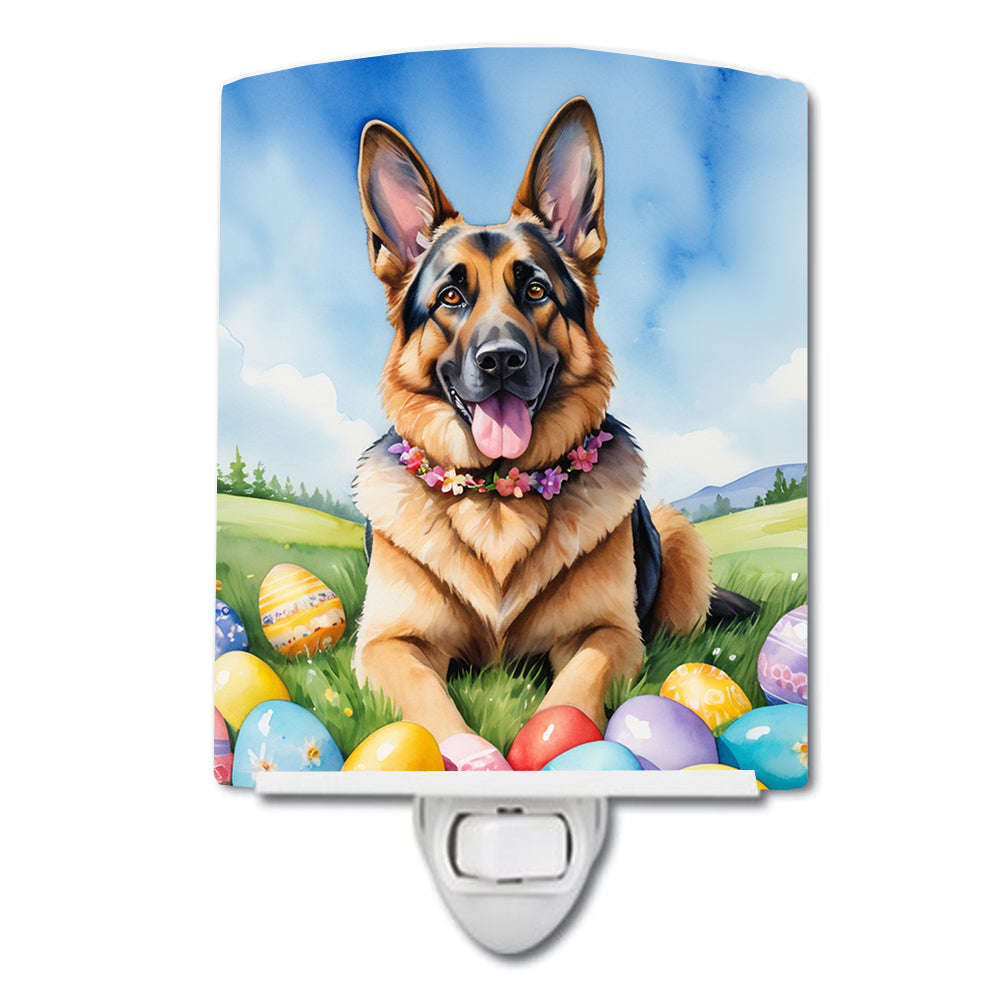 Buy this German Shepherd Easter Egg Hunt Ceramic Night Light