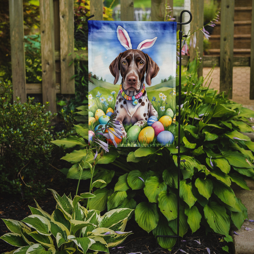 Buy this German Shorthaired Pointer Easter Egg Hunt Garden Flag