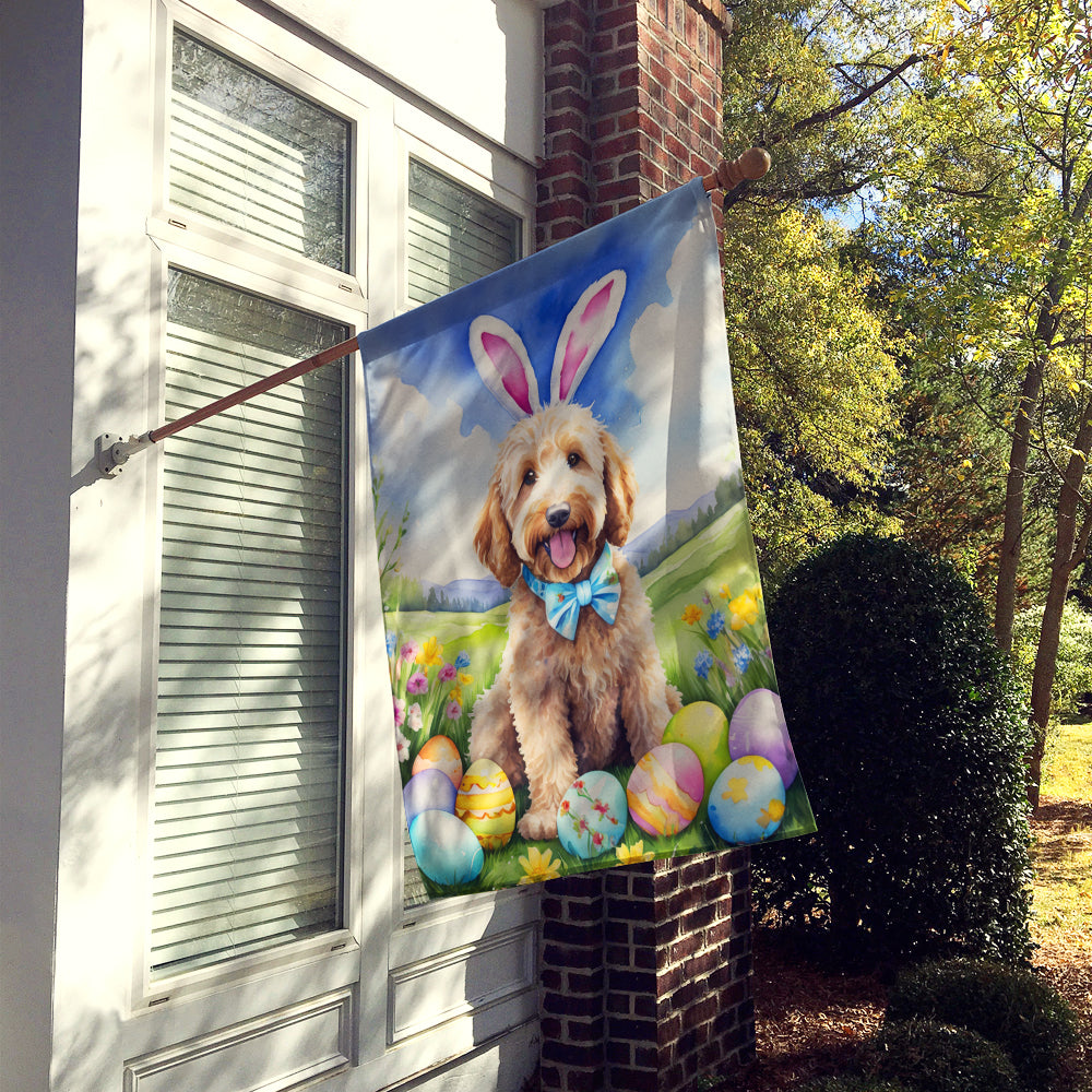 Buy this Goldendoodle Easter Egg Hunt House Flag