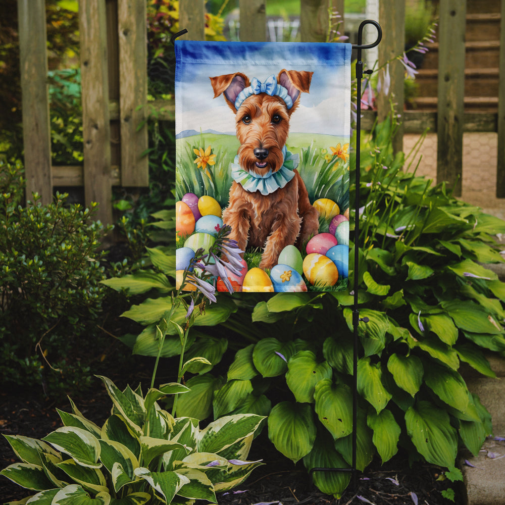 Buy this Irish Terrier Easter Egg Hunt Garden Flag