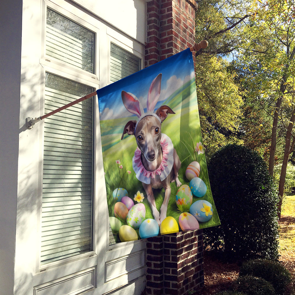 Buy this Italian Greyhound Easter Egg Hunt House Flag
