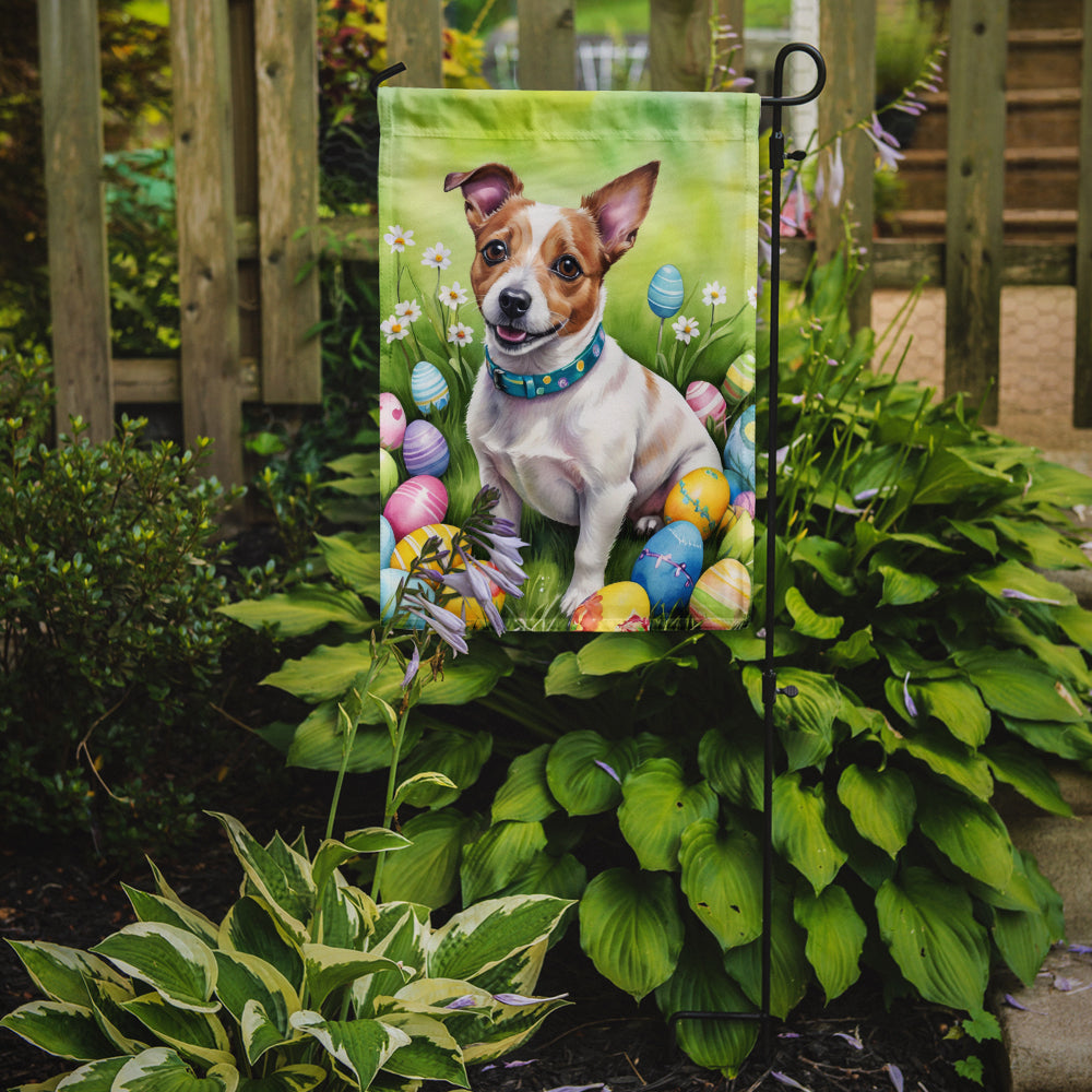 Buy this Jack Russell Terrier Easter Egg Hunt Garden Flag