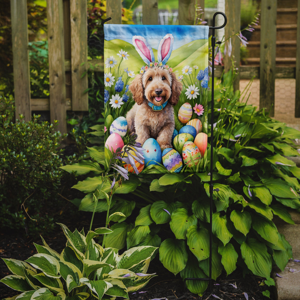 Buy this Labradoodle Easter Egg Hunt Garden Flag