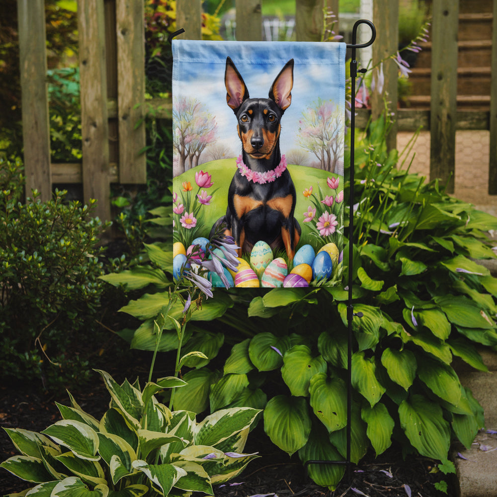Manchester Terrier Easter Egg Hunt Garden Flag