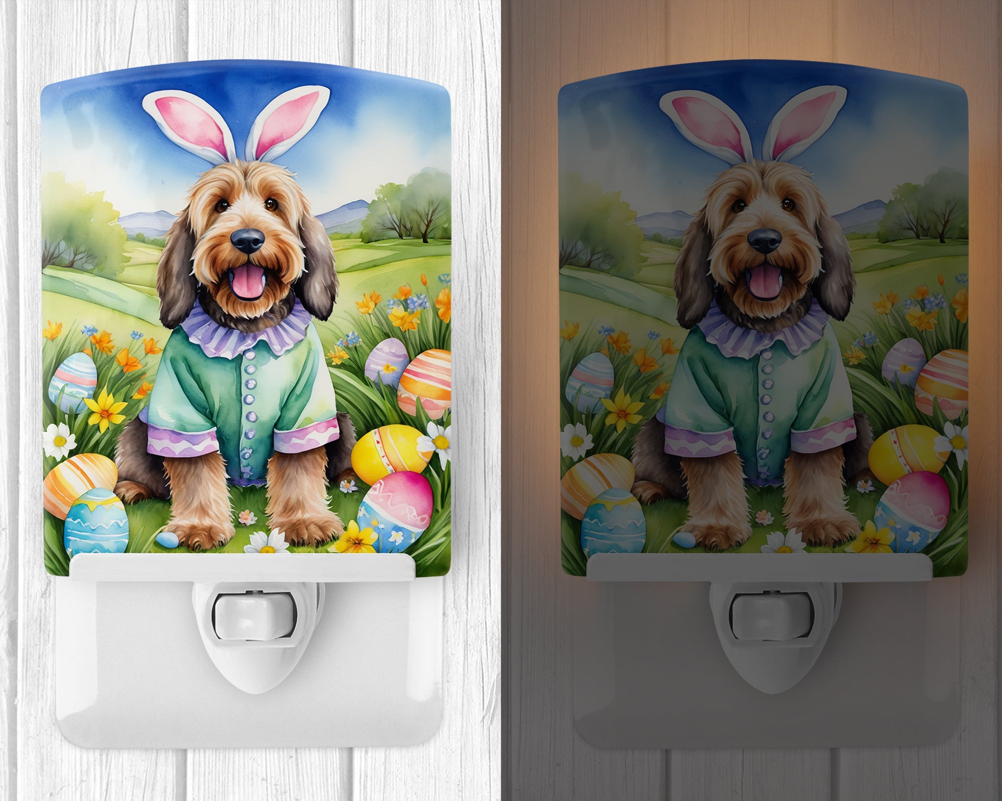 Buy this Otterhound Easter Egg Hunt Ceramic Night Light