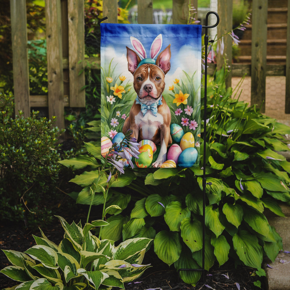 Buy this Pit Bull Terrier Easter Egg Hunt Garden Flag