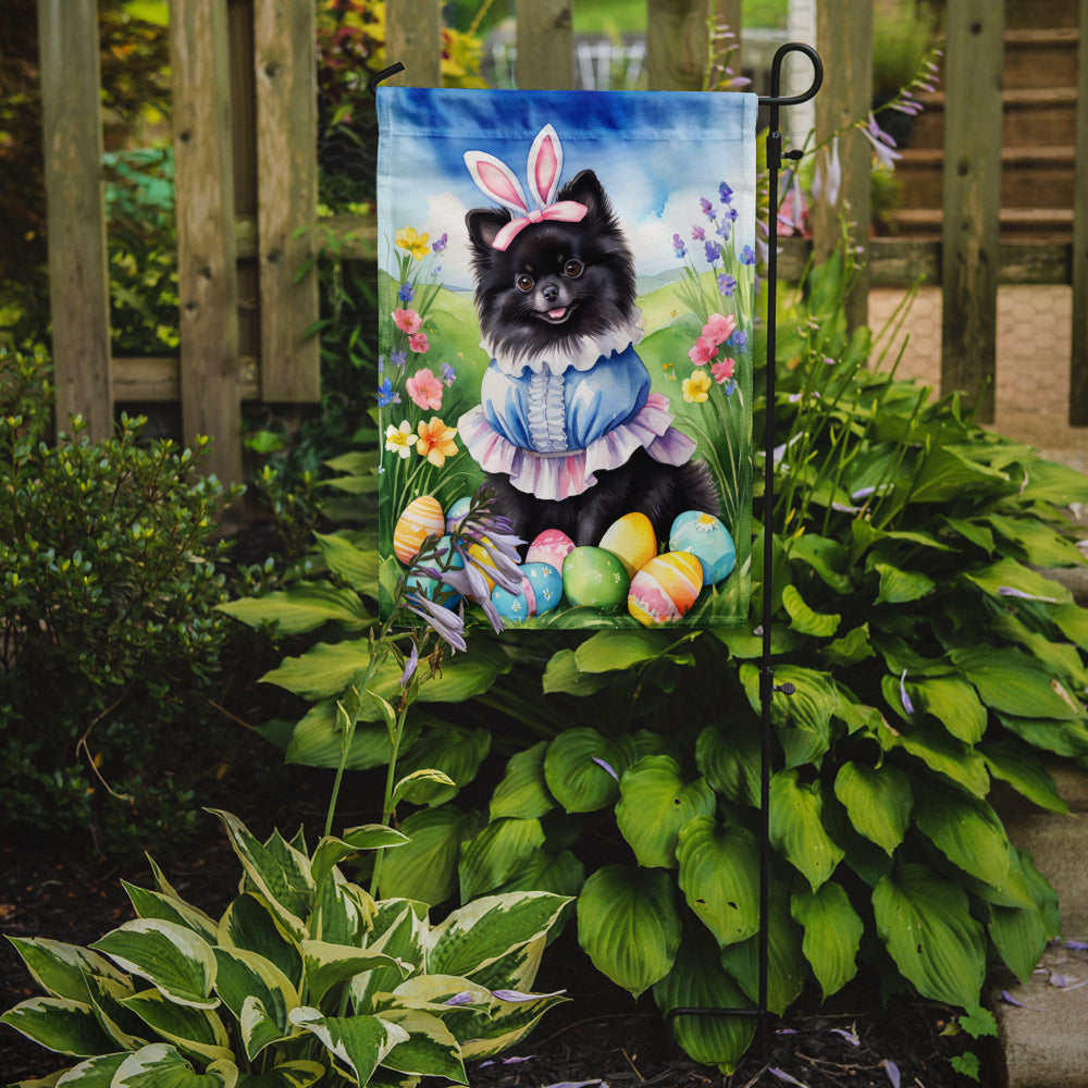 Buy this Pomeranian Easter Egg Hunt Garden Flag