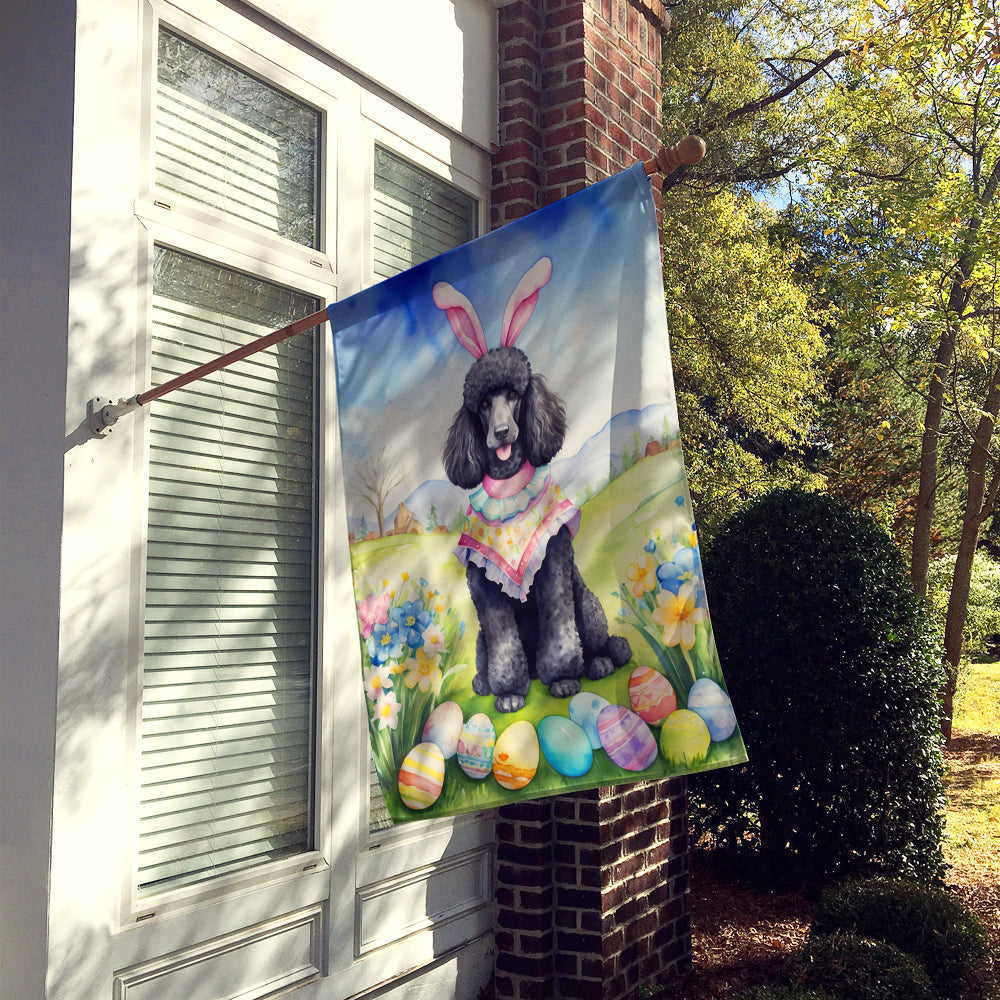 Buy this Black Poodle Easter Egg Hunt House Flag