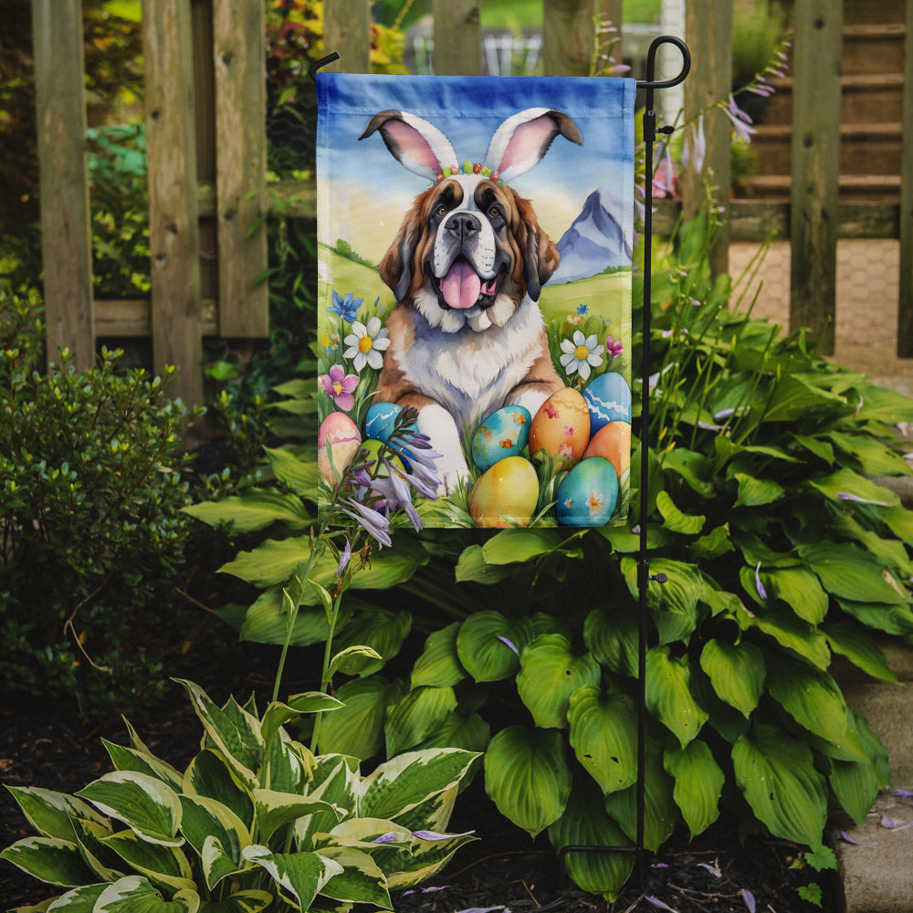 Buy this Saint Bernard Easter Egg Hunt Garden Flag