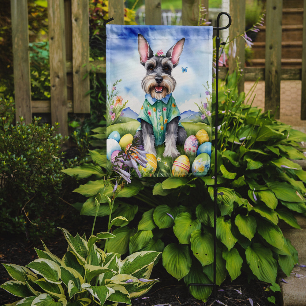 Buy this Schnauzer Easter Egg Hunt Garden Flag