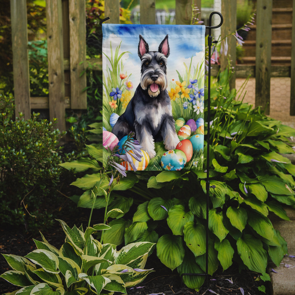 Buy this Schnauzer Easter Egg Hunt Garden Flag