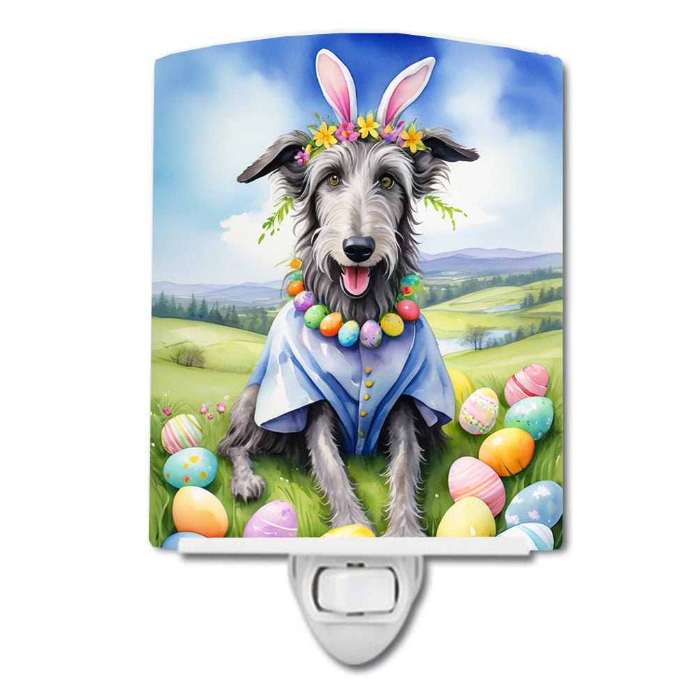 Buy this Scottish Deerhound Easter Egg Hunt Ceramic Night Light