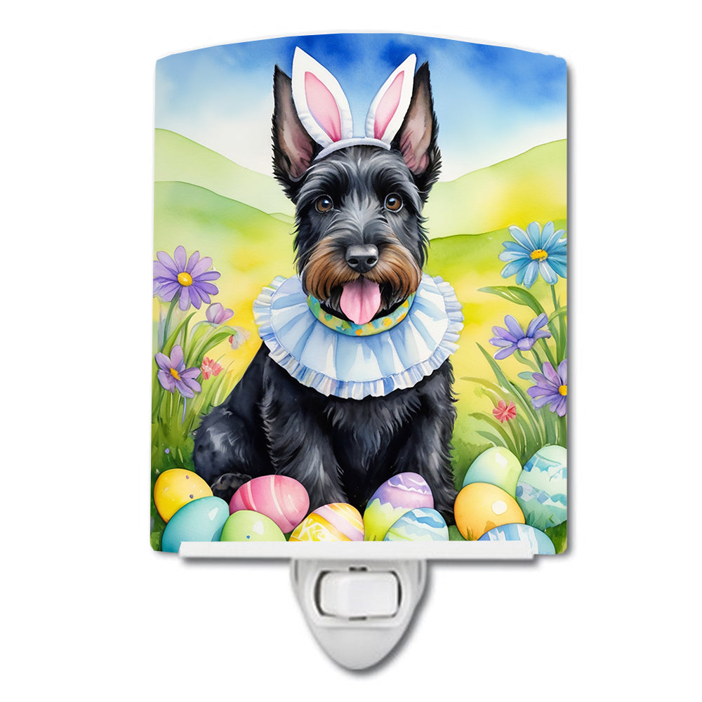 Buy this Scottish Terrier Easter Egg Hunt Ceramic Night Light
