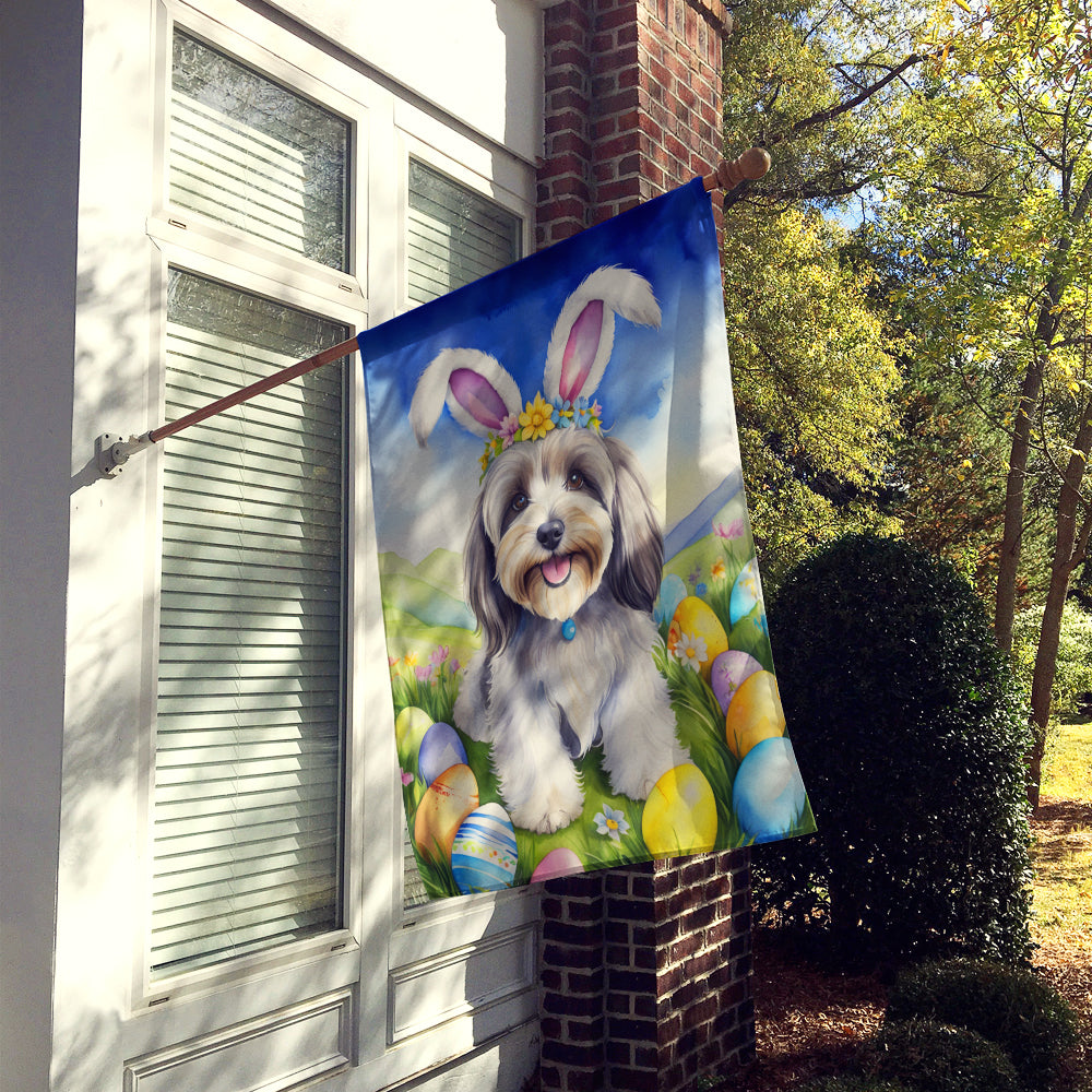 Buy this Tibetan Terrier Easter Egg Hunt House Flag