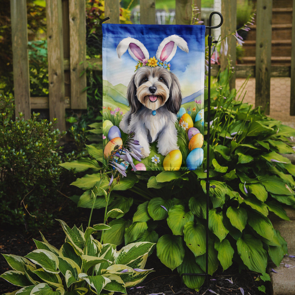 Buy this Tibetan Terrier Easter Egg Hunt Garden Flag