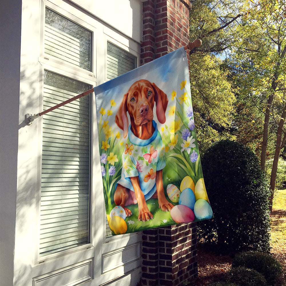 Vizsla Easter Egg Hunt House Flag