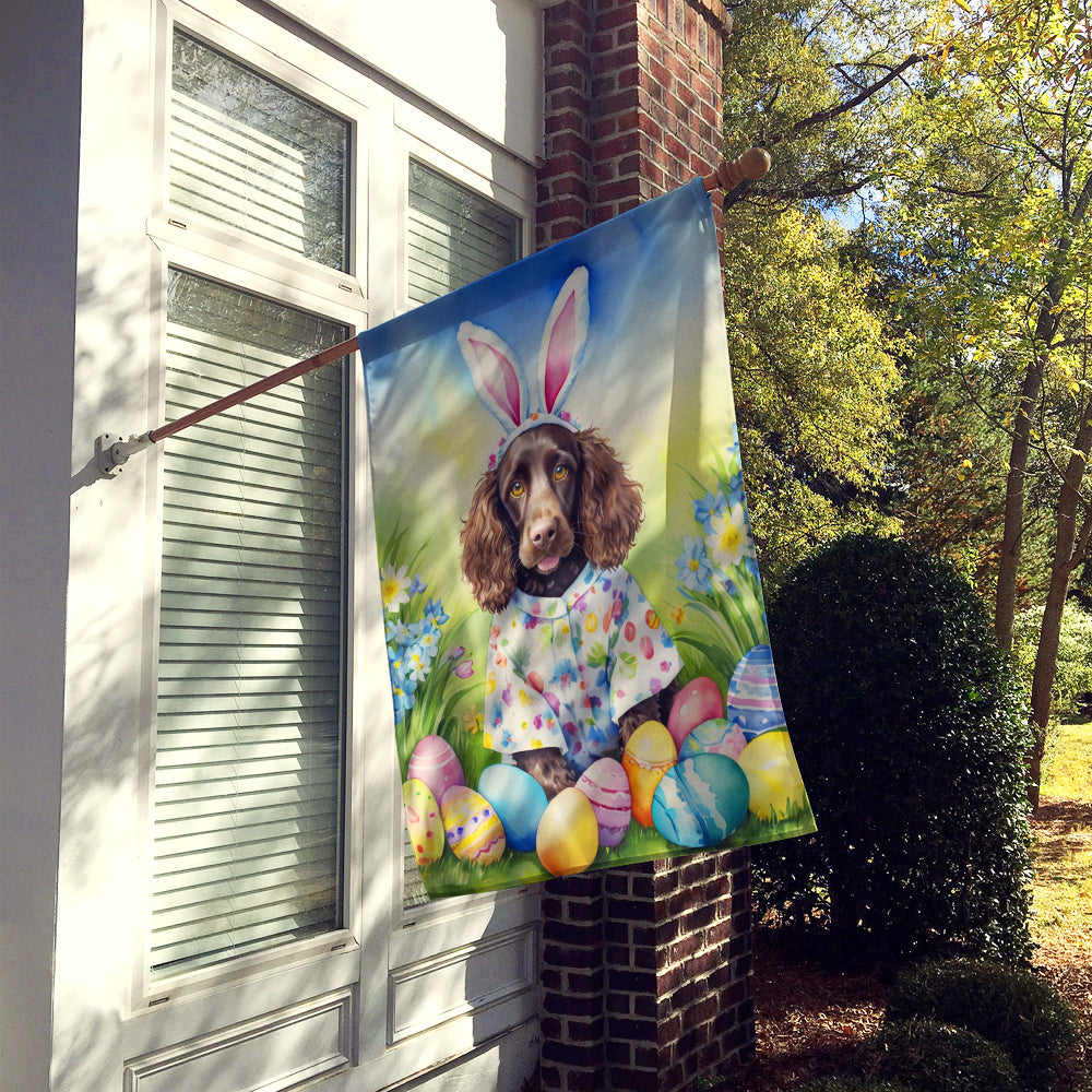 Buy this Water Spaniel Easter Egg Hunt House Flag