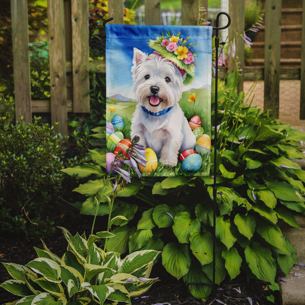 Buy this Westie Easter Egg Hunt Garden Flag