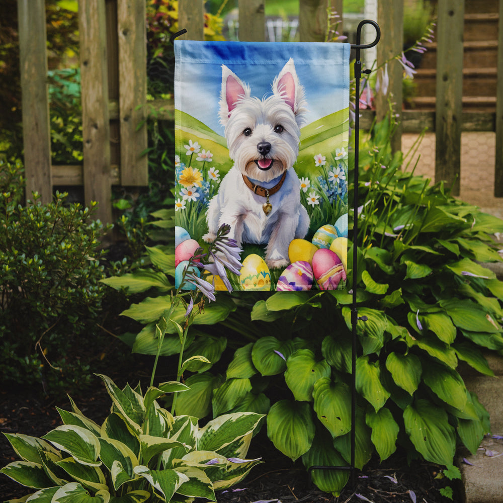 Buy this Westie Easter Egg Hunt Garden Flag