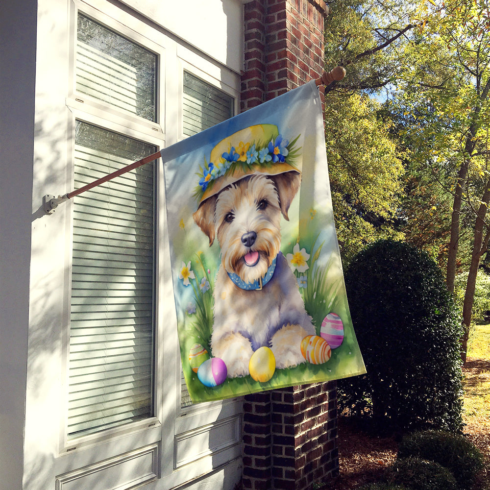 Buy this Wheaten Terrier Easter Egg Hunt House Flag
