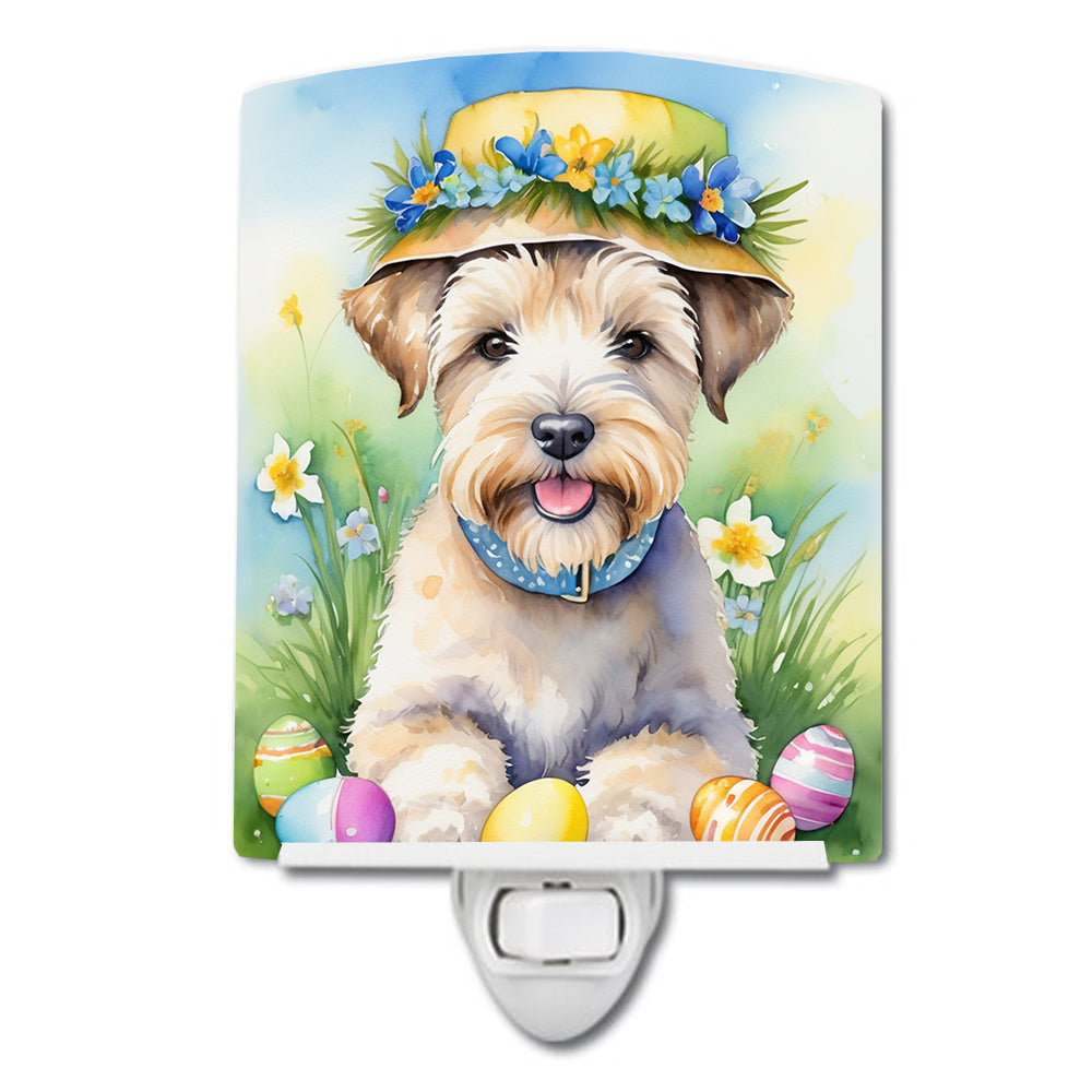 Buy this Wheaten Terrier Easter Egg Hunt Ceramic Night Light
