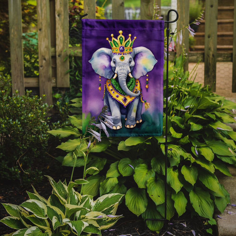 Elephant King of Mardi Gras Garden Flag