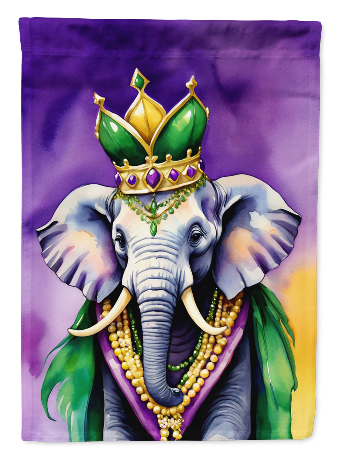 Buy this Elephant King of Mardi Gras House Flag