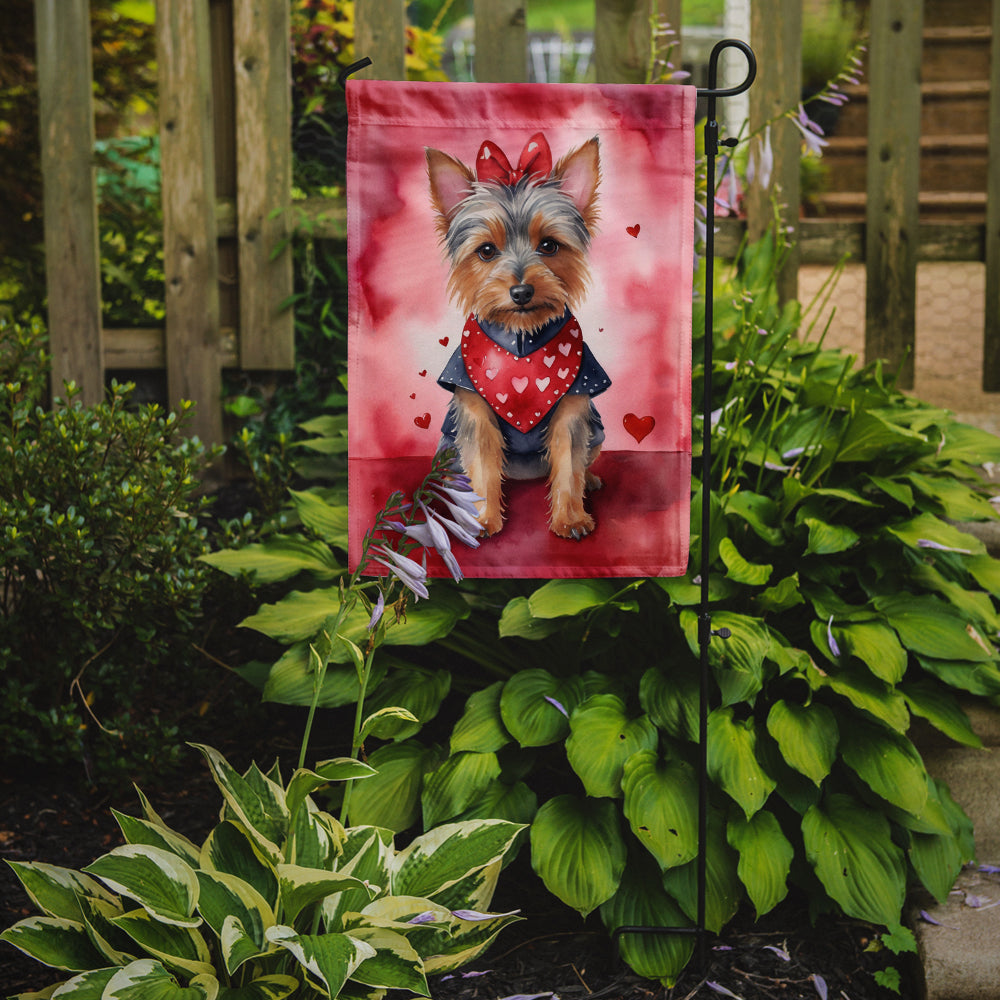 Buy this Australian Terrier My Valentine Garden Flag