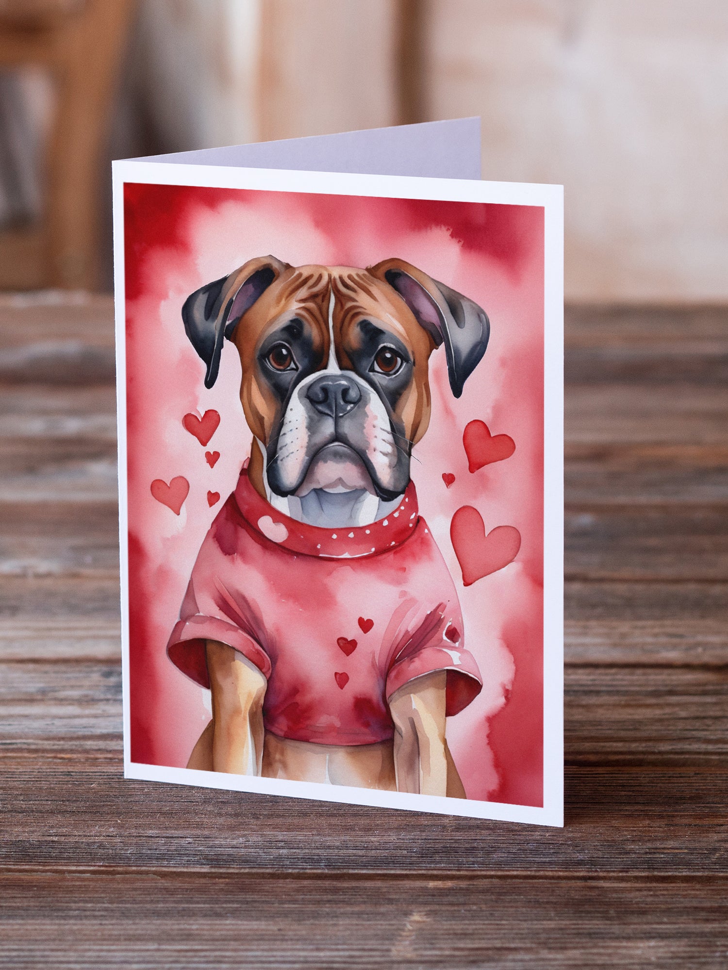 Buy this Boxer My Valentine Greeting Cards Pack of 8