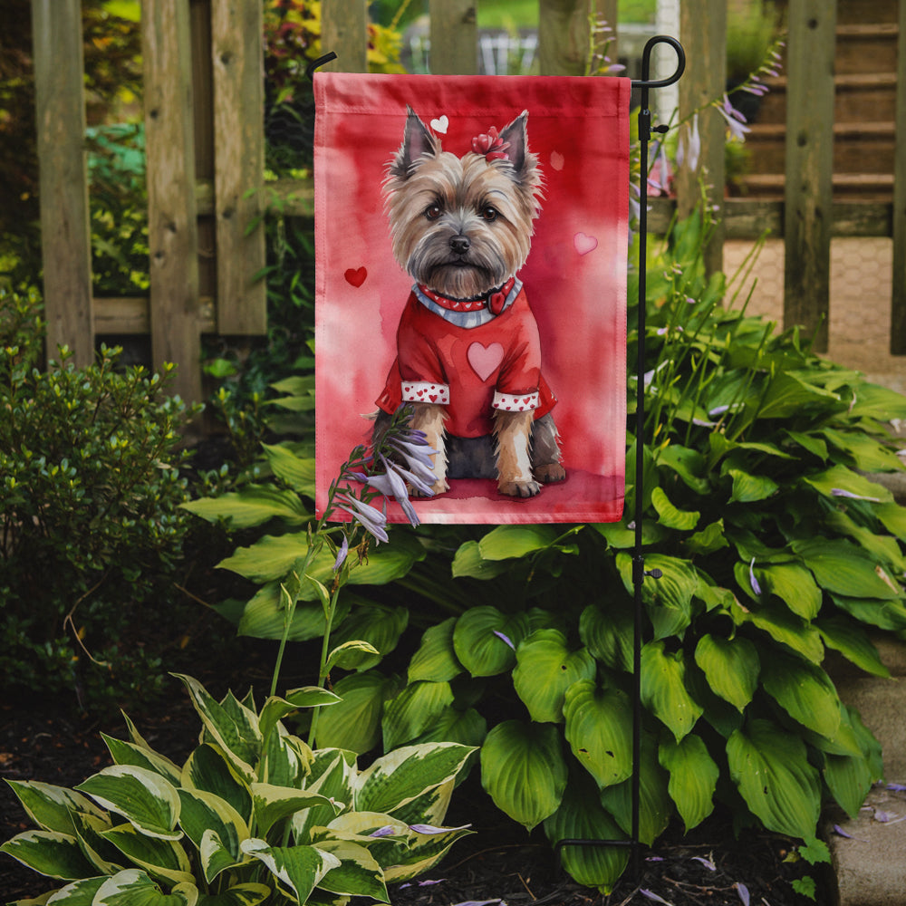 Buy this Cairn Terrier My Valentine Garden Flag