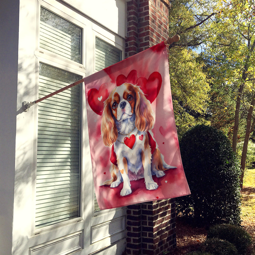 Buy this Cavalier Spaniel My Valentine House Flag