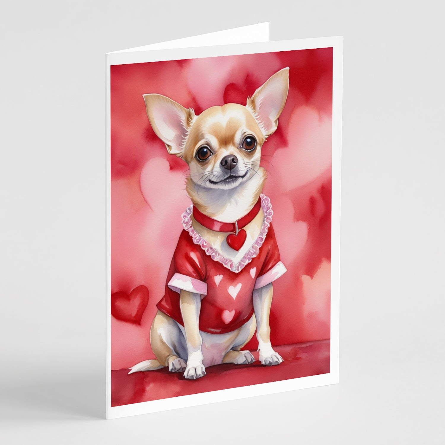 Buy this Chihuahua My Valentine Greeting Cards Pack of 8