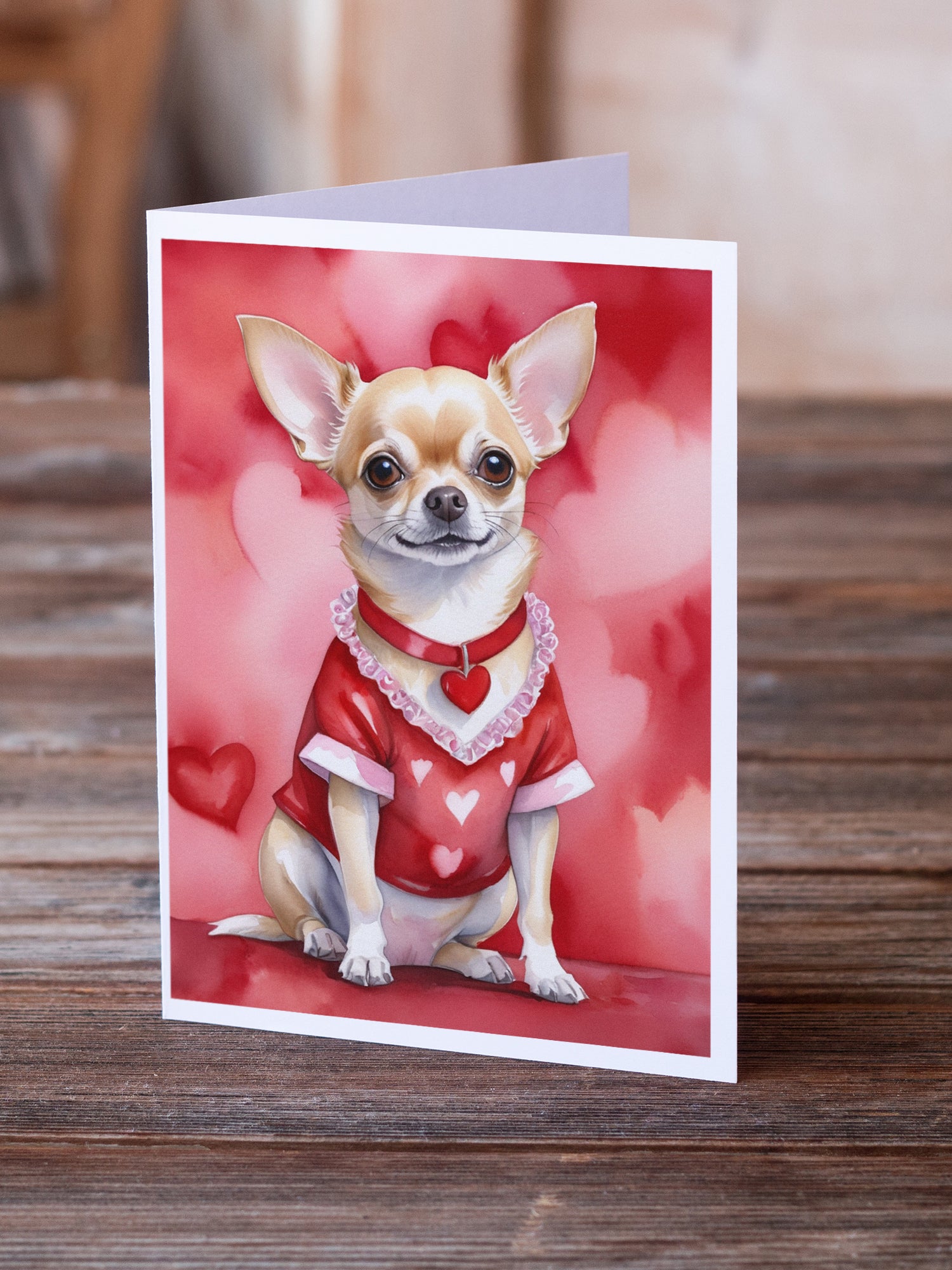Buy this Chihuahua My Valentine Greeting Cards Pack of 8