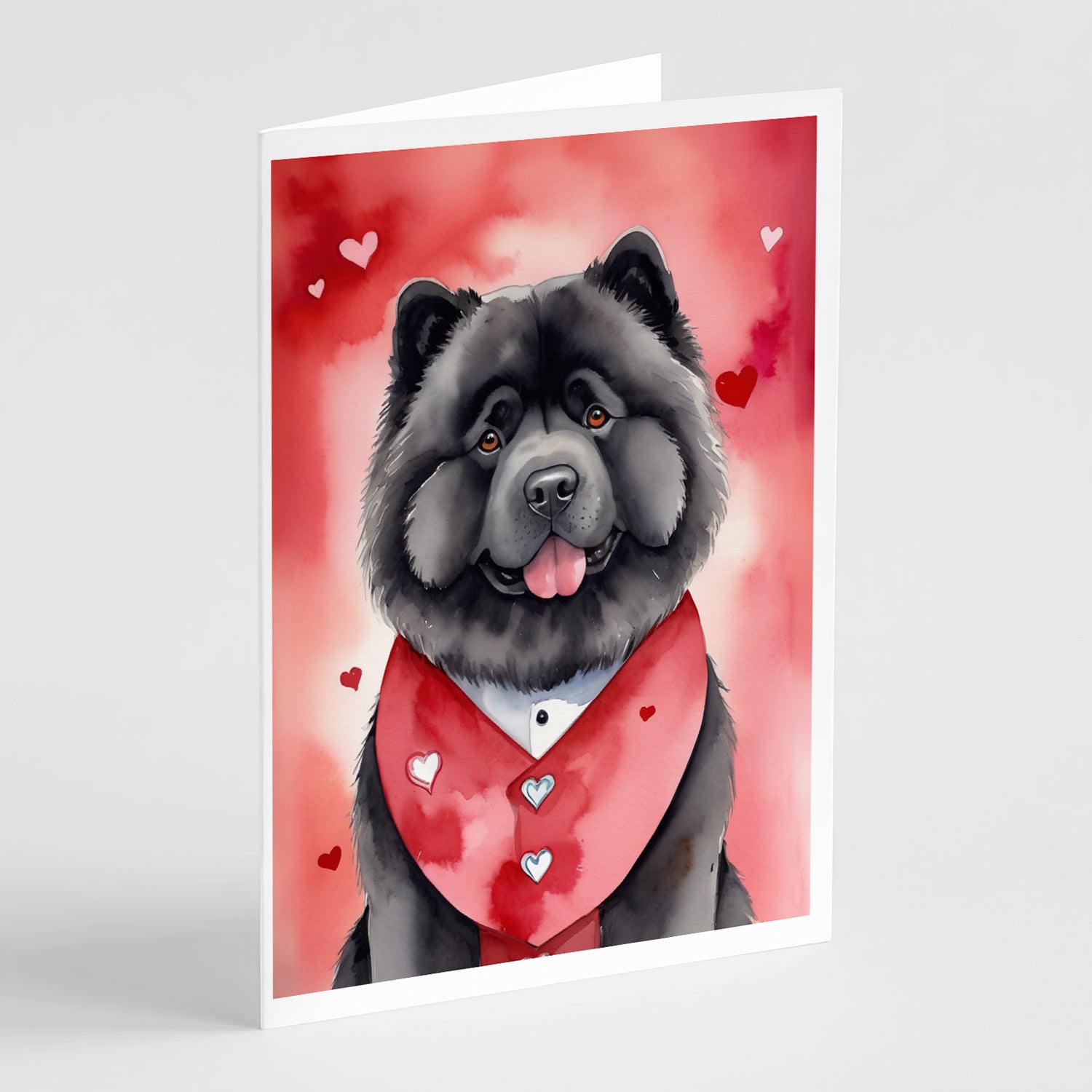 Buy this Chow Chow My Valentine Greeting Cards Pack of 8