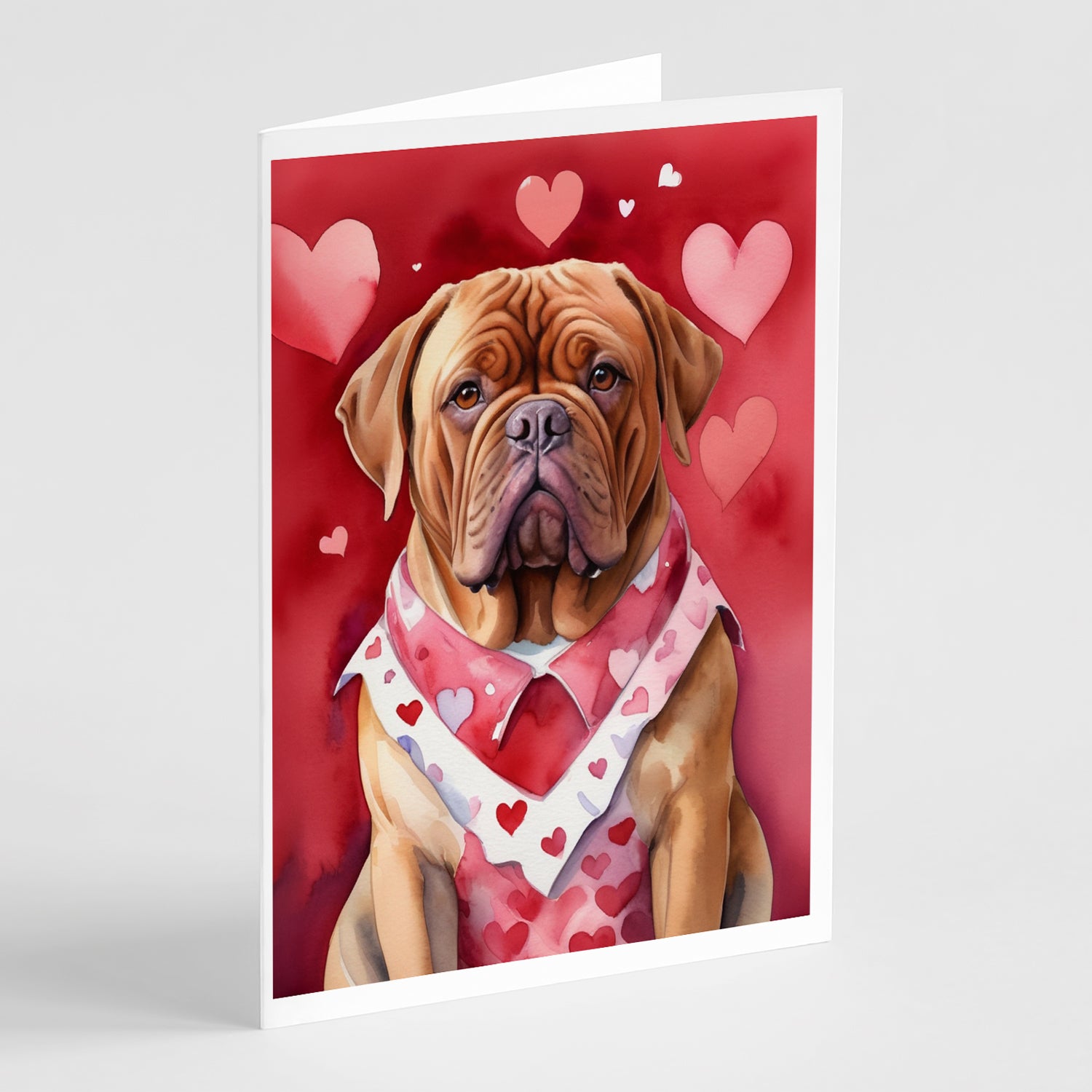 Buy this Dogue de Bordeaux My Valentine Greeting Cards Pack of 8
