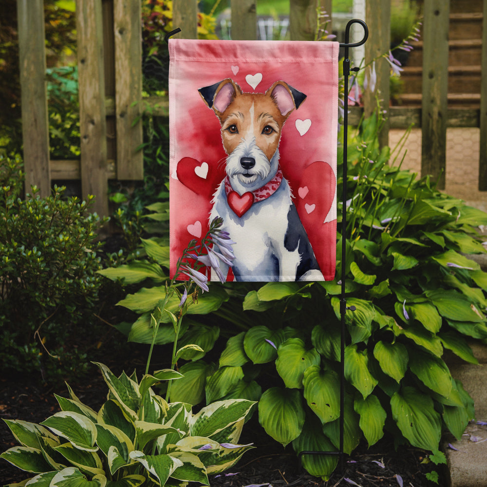 Buy this Fox Terrier My Valentine Garden Flag