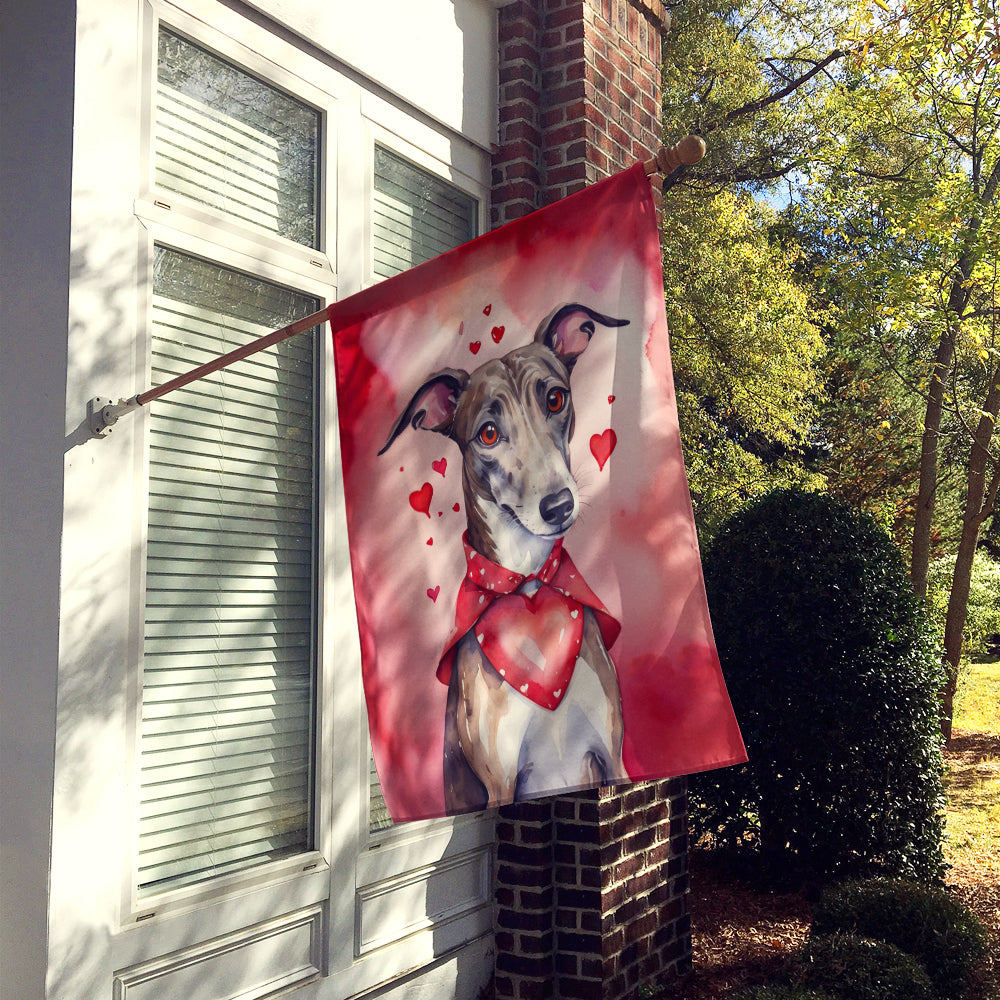 Buy this Greyhound My Valentine House Flag