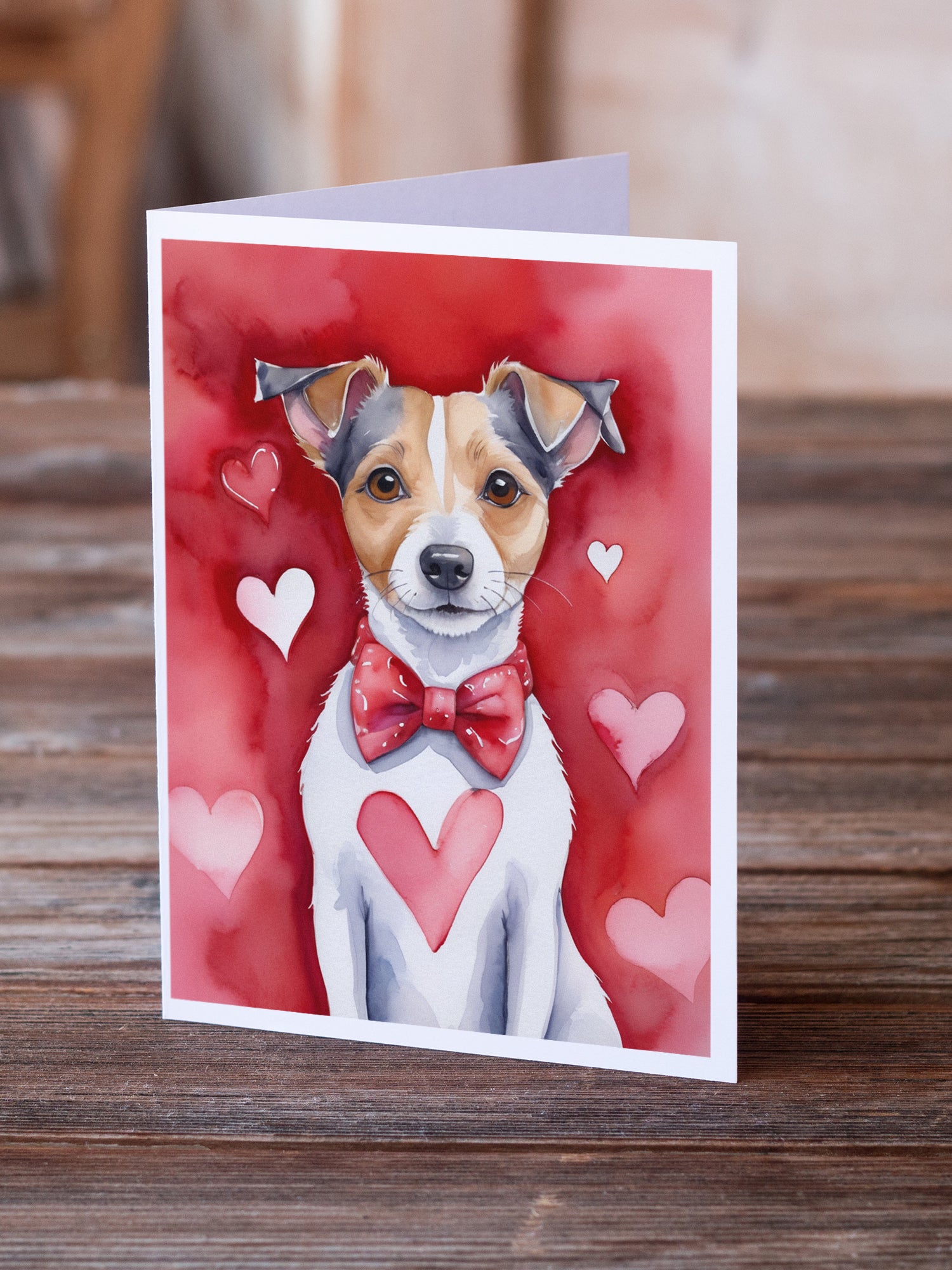 Buy this Jack Russell Terrier My Valentine Greeting Cards Pack of 8