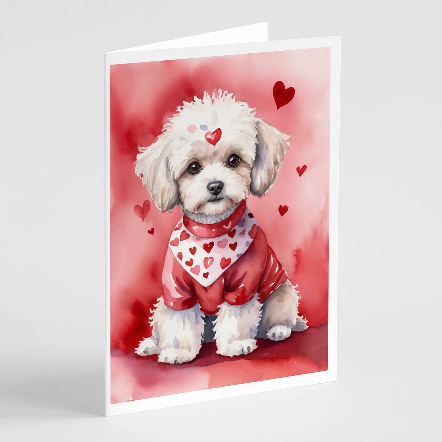 Buy this Maltipoo My Valentine Greeting Cards Pack of 8