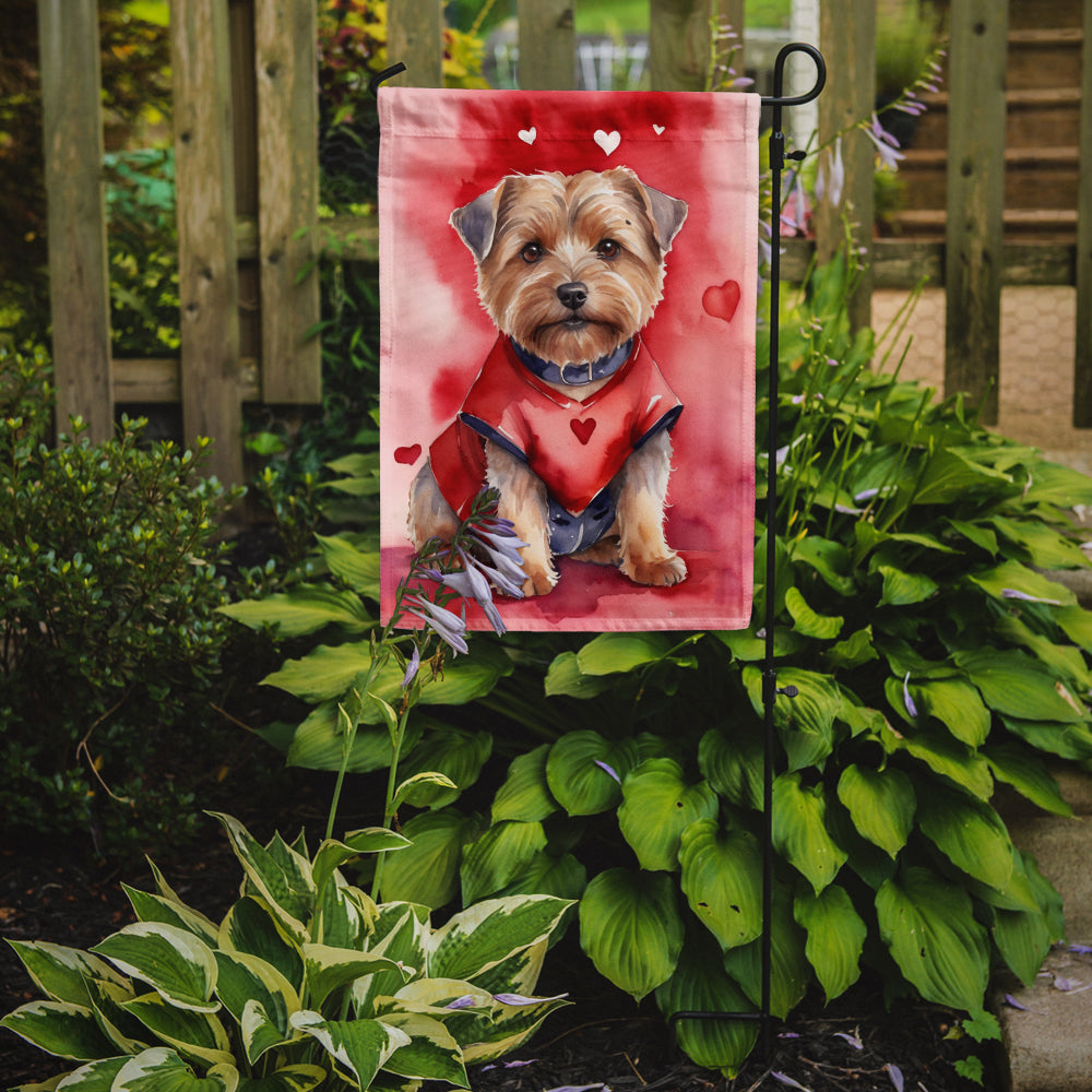 Buy this Norfolk Terrier My Valentine Garden Flag
