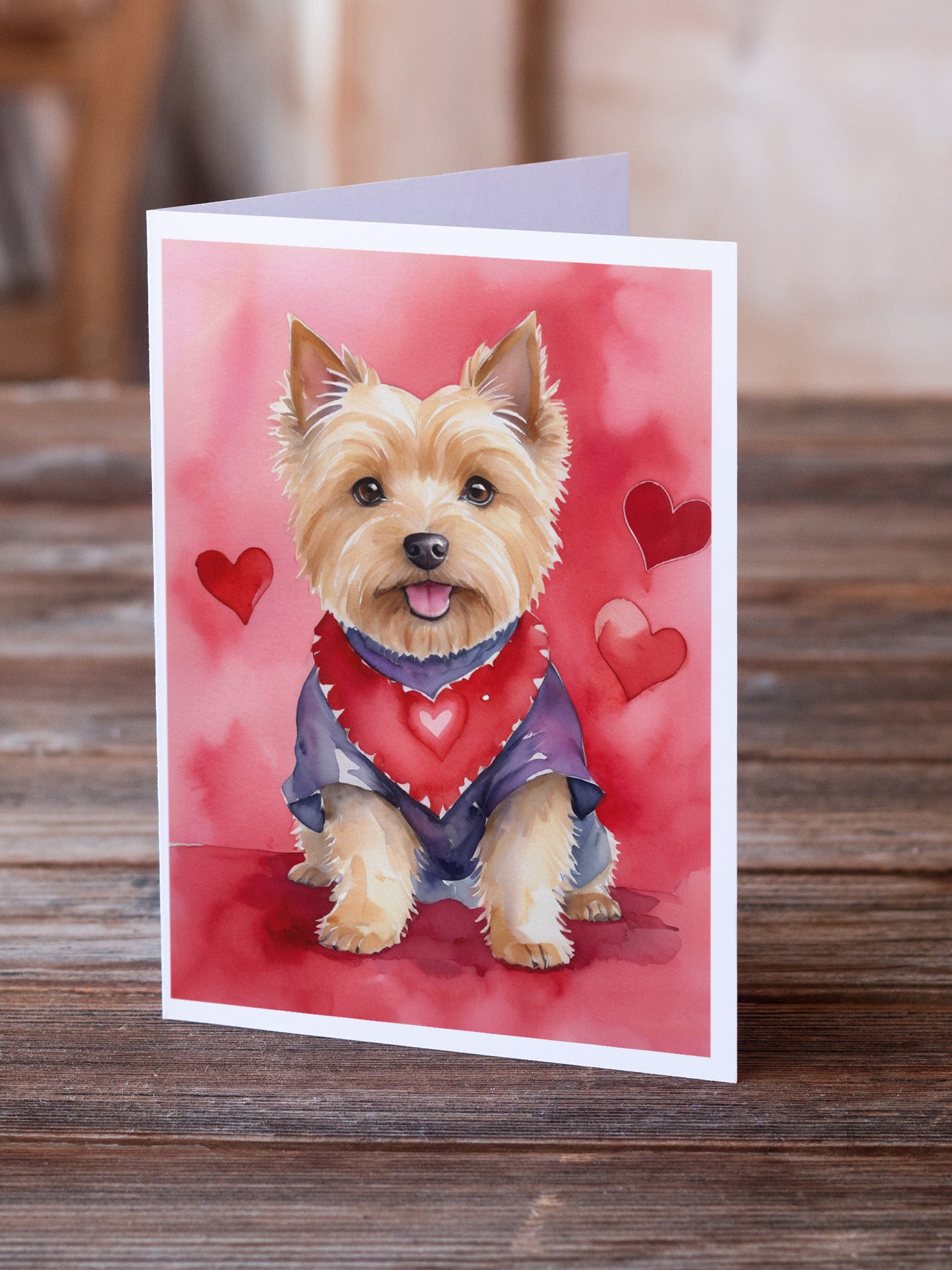 Buy this Norwich Terrier My Valentine Greeting Cards Pack of 8