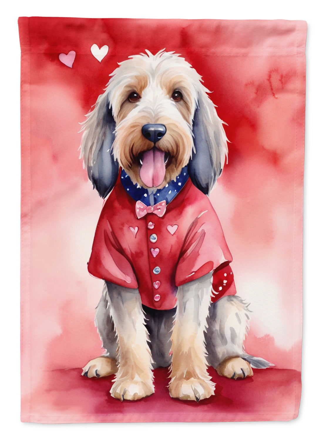 Buy this Otterhound My Valentine House Flag