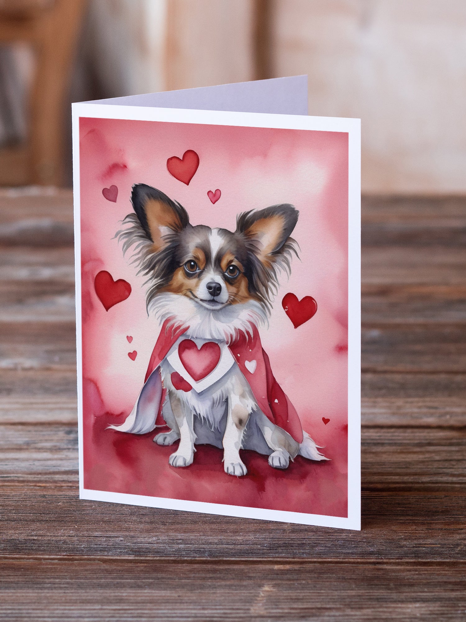 Buy this Papillon My Valentine Greeting Cards Pack of 8