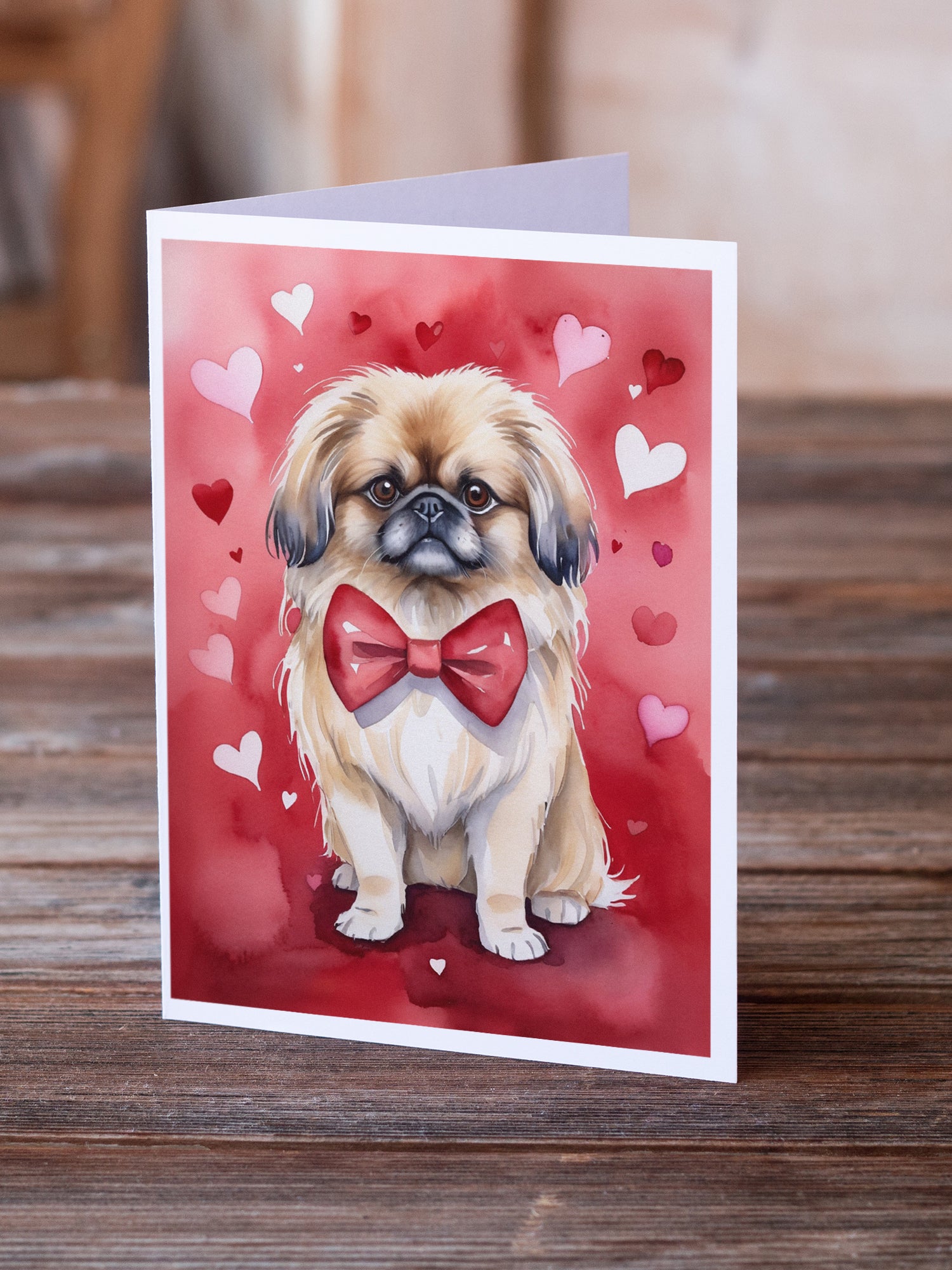 Buy this Pekingese My Valentine Greeting Cards Pack of 8