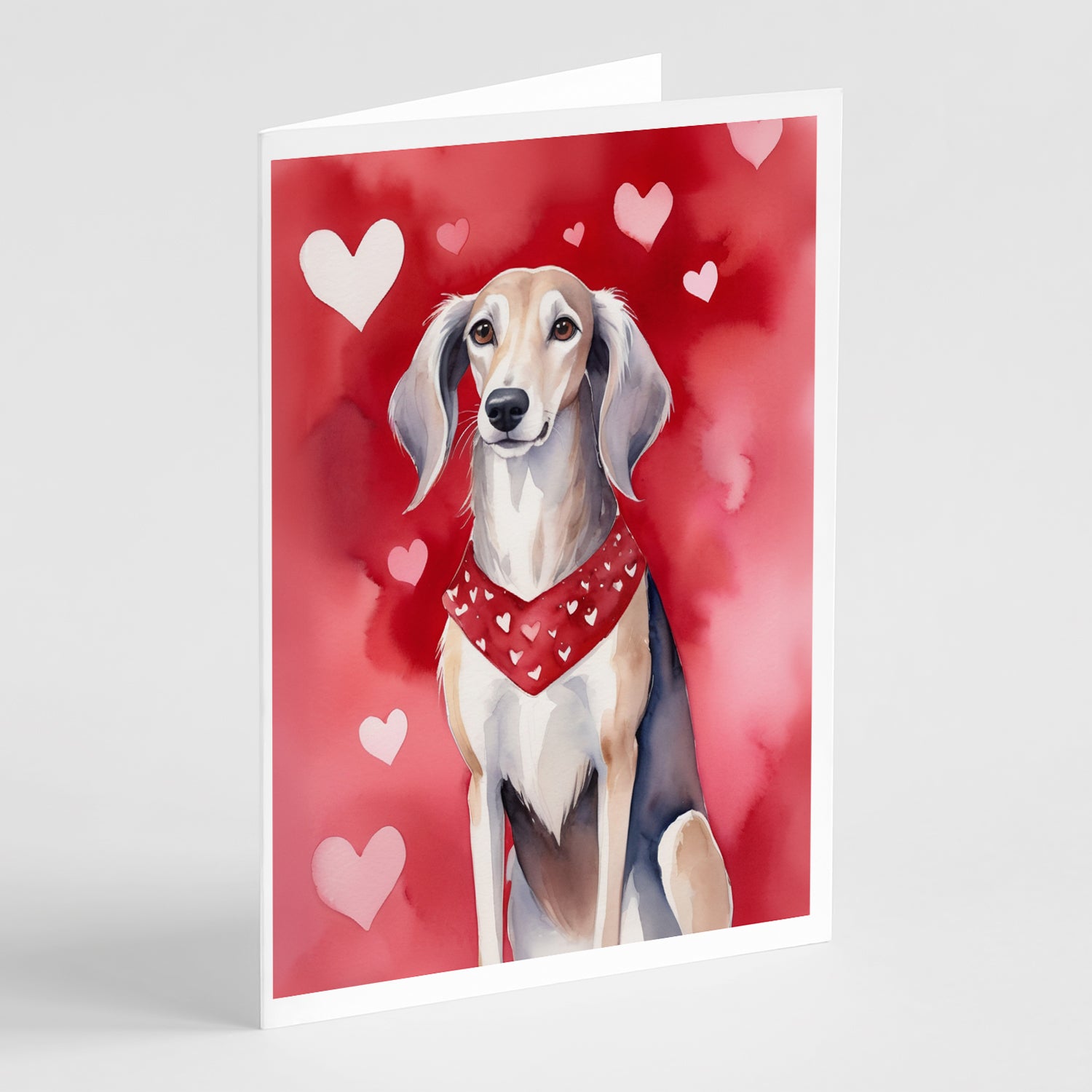 Buy this Saluki My Valentine Greeting Cards Pack of 8