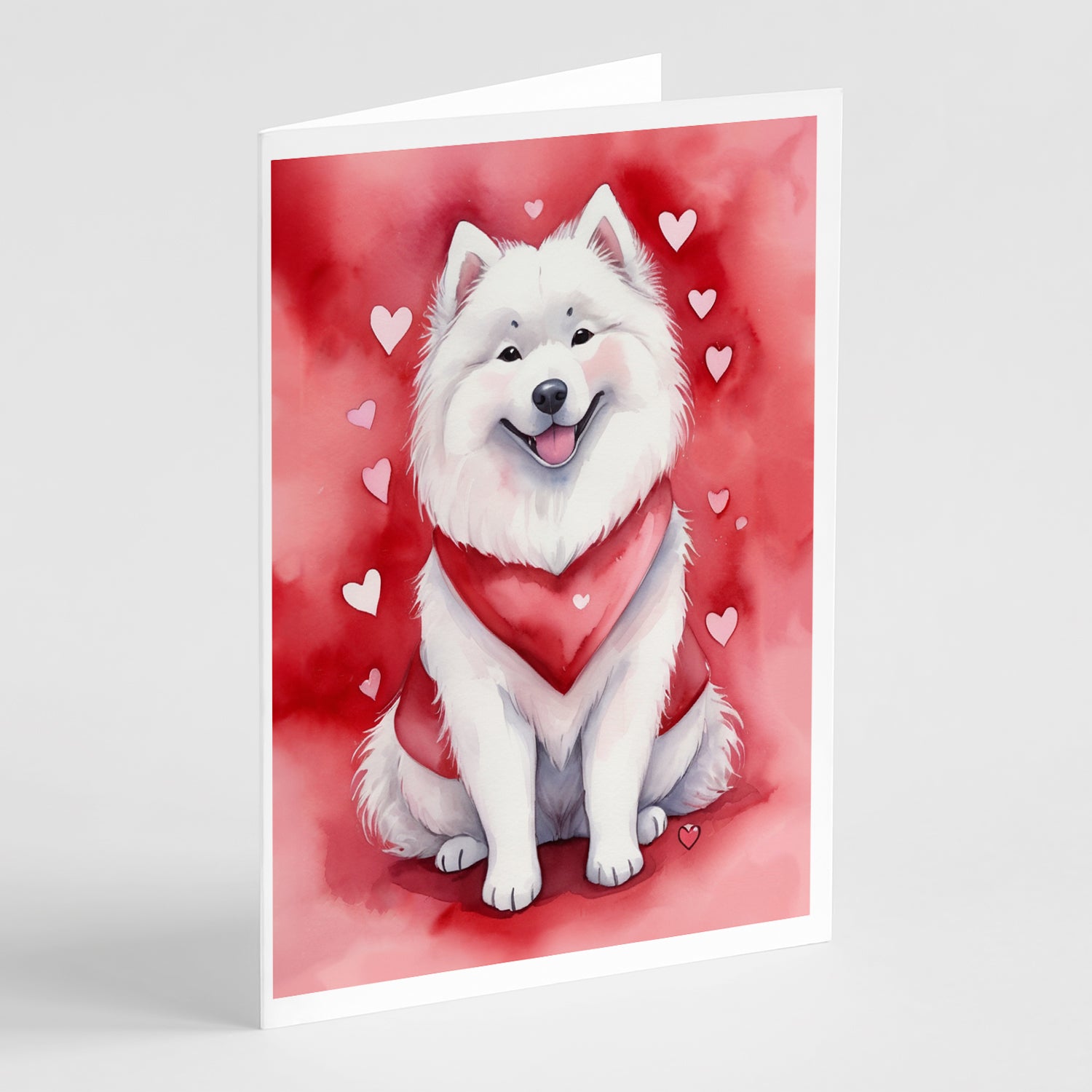Buy this Samoyed My Valentine Greeting Cards Pack of 8
