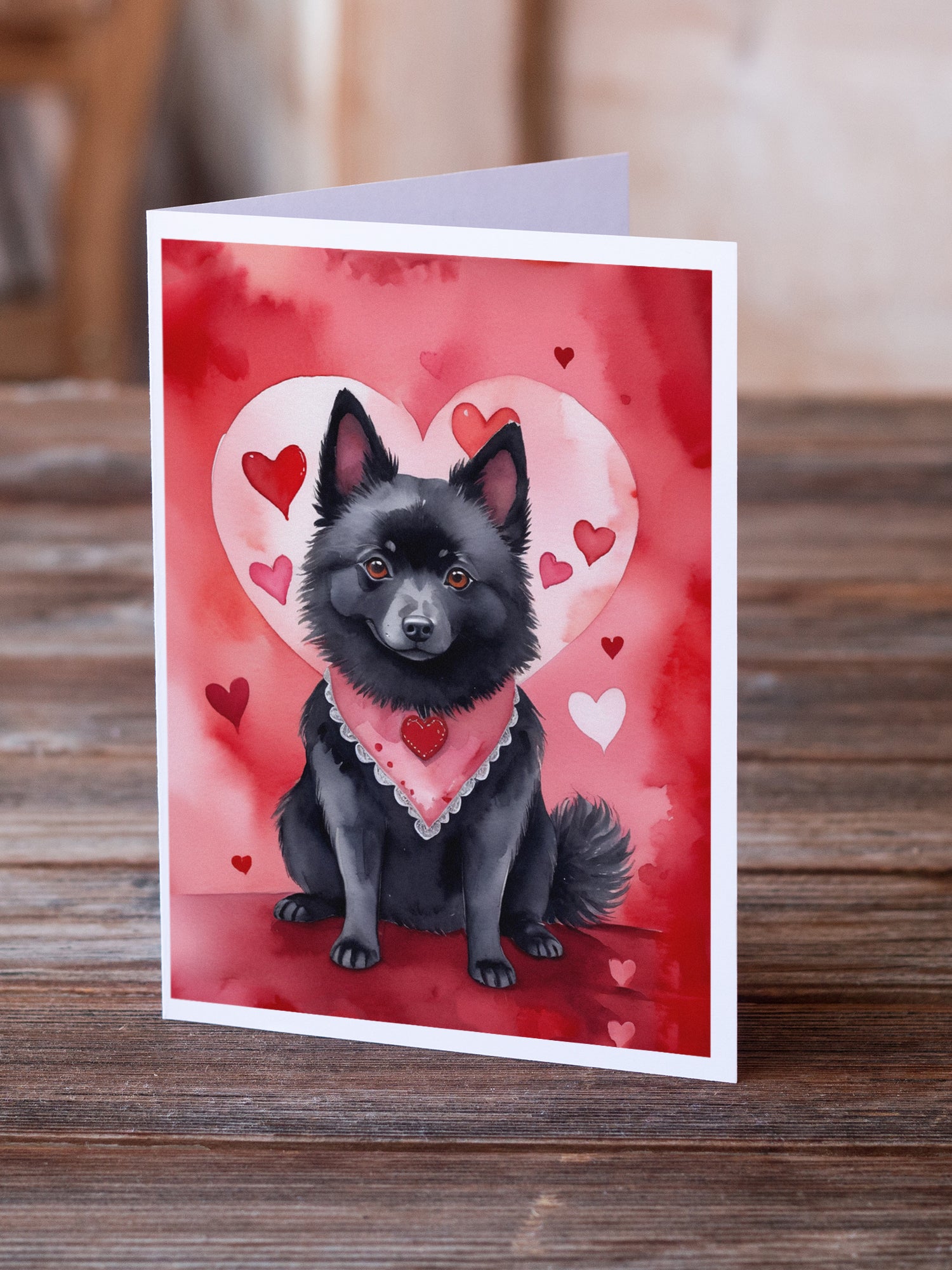 Buy this Schipperke My Valentine Greeting Cards Pack of 8