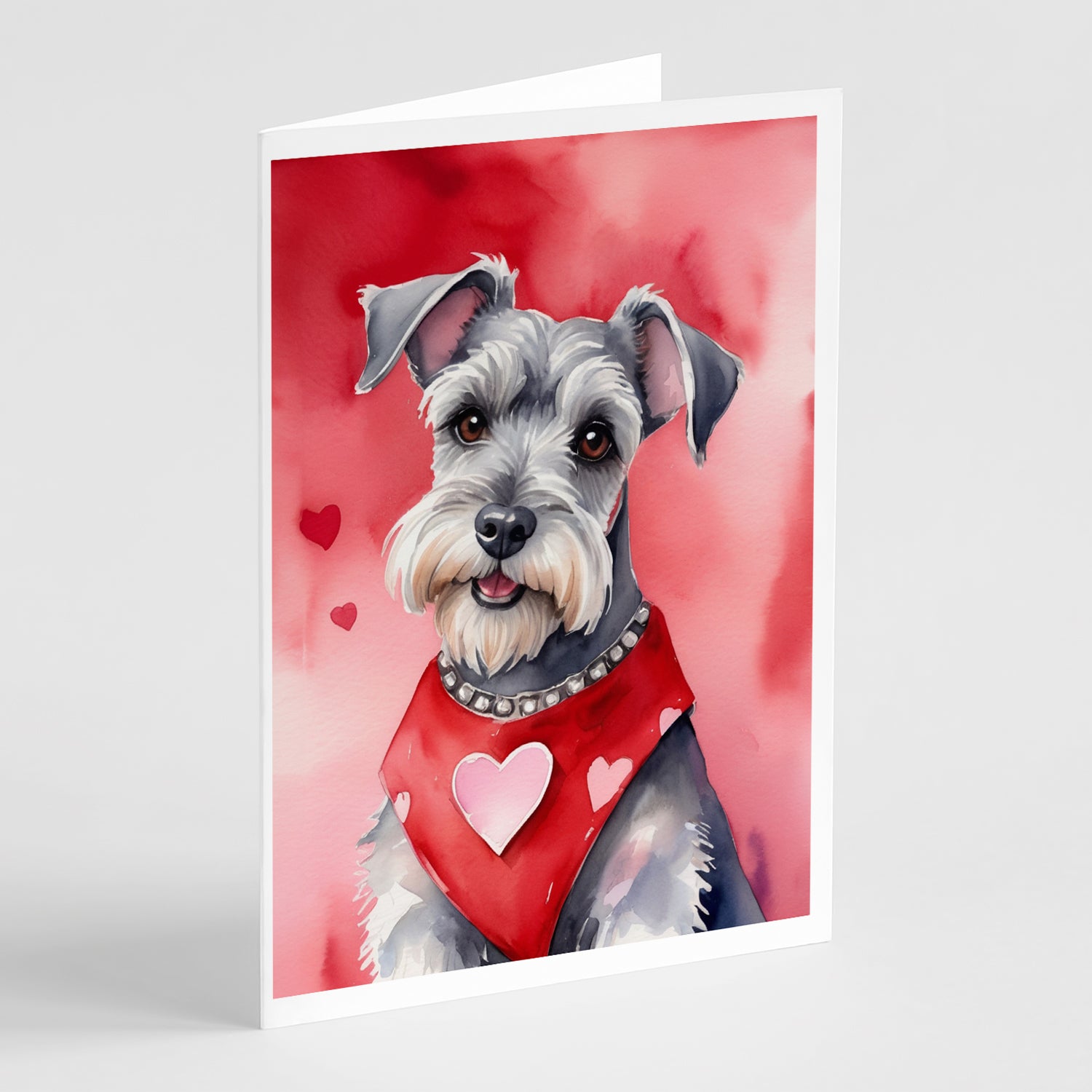 Buy this Schnauzer My Valentine Greeting Cards Pack of 8