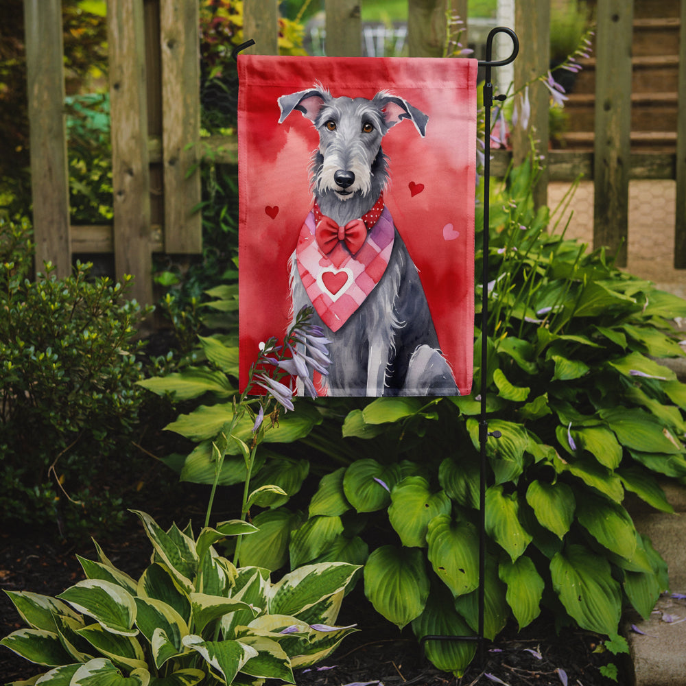 Buy this Scottish Deerhound My Valentine Garden Flag